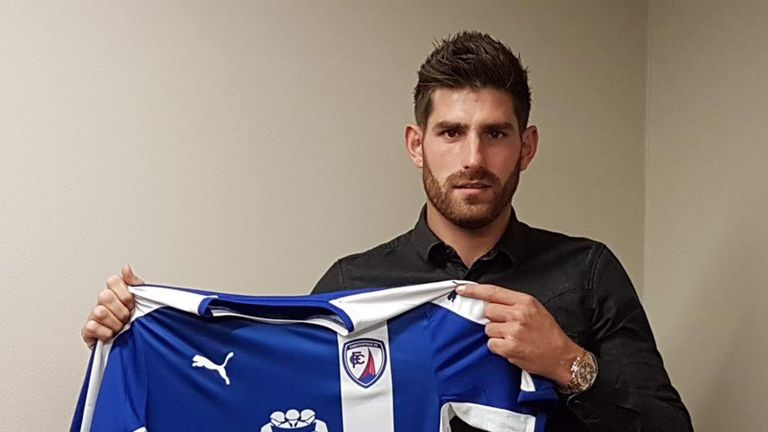 200616 Still of Ched Evans - pic: Chesterfield FC