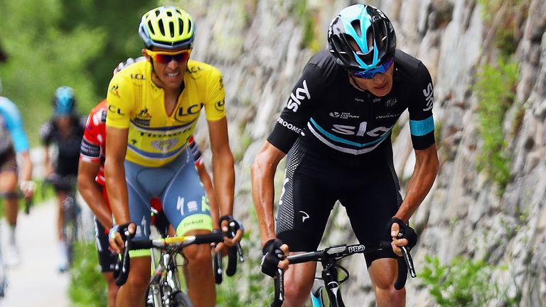 Chris Froome, Alberto Contador, Criterium du Dauphine 2016, stage five