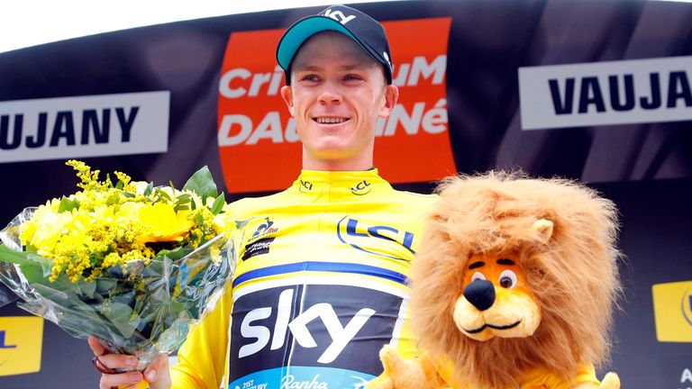 Chris Froome wins stage five of the 2016 Criterium du Dauphine