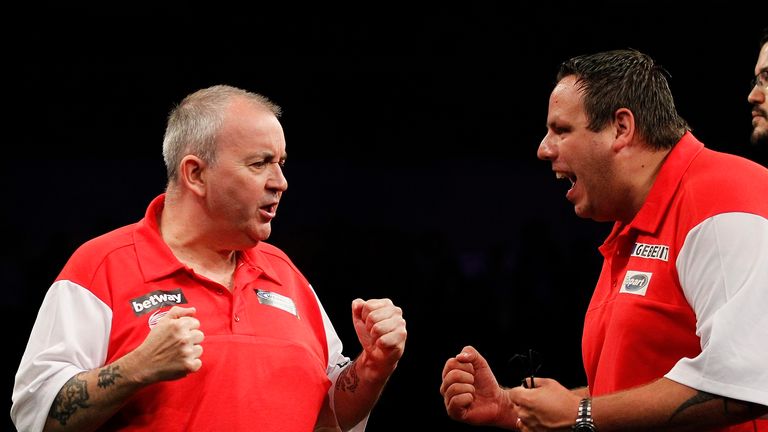 Phil Taylor and Adrian Lewis: World Cup of Darts