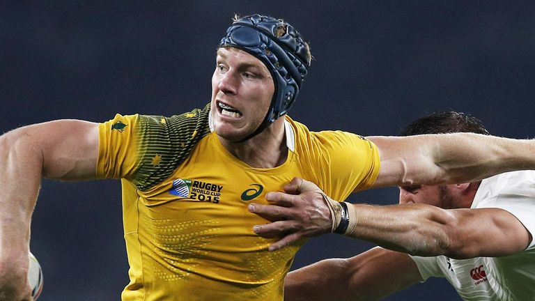 David Pocock suffered an eye socket injury