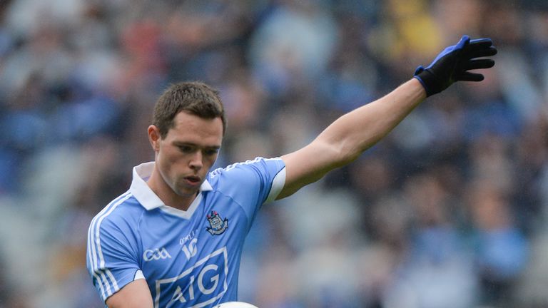 26 June 2016; Dean Rock of Dublin takes a free during the Leinster GAA Football Senior Championship Semi-Final match between Dublin and Meath