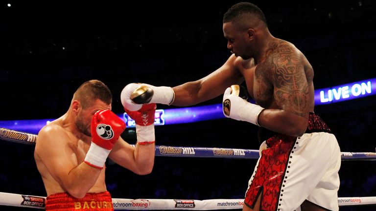 Dillian Whyte stopped Bacurin at The 02.