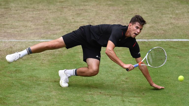 Dominic Thiem has won four titles this year and is on course for a fifth in Germany