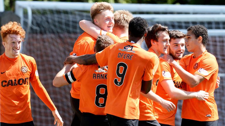 Dundee United won 4-2 in their final Premiership match of the campaign