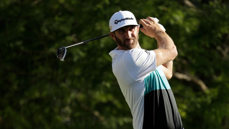 MEMPHIS, TN - JUNE 09:  Dustin Johnson hits off the 12th tee during the first round of the FedEx St. Jude Classic at TPC Southwind on June 9, 2016 in Memph