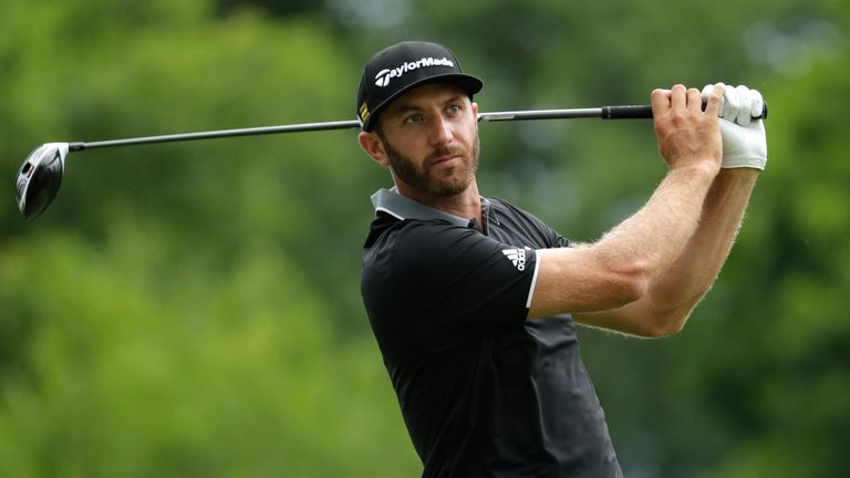 Dustin Johnson fired a 68 to move within a shot of the lead