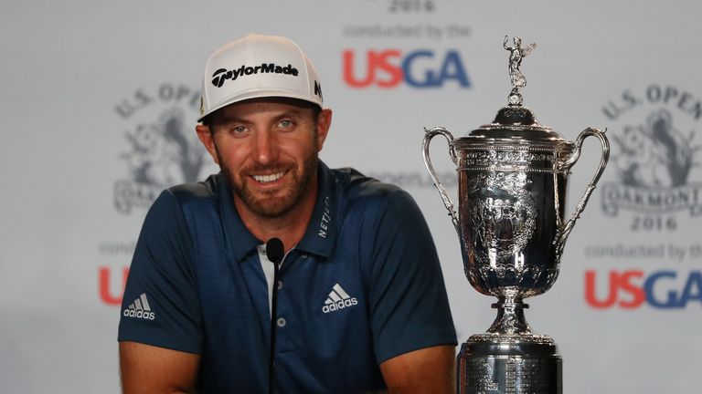 Dustin Johnson admitted it was a huge relief to finally land his first major after winning the US Open on Sunday.