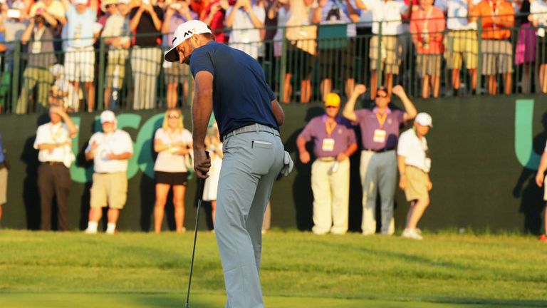 Dustin Johnson held his nerve to win the US Open