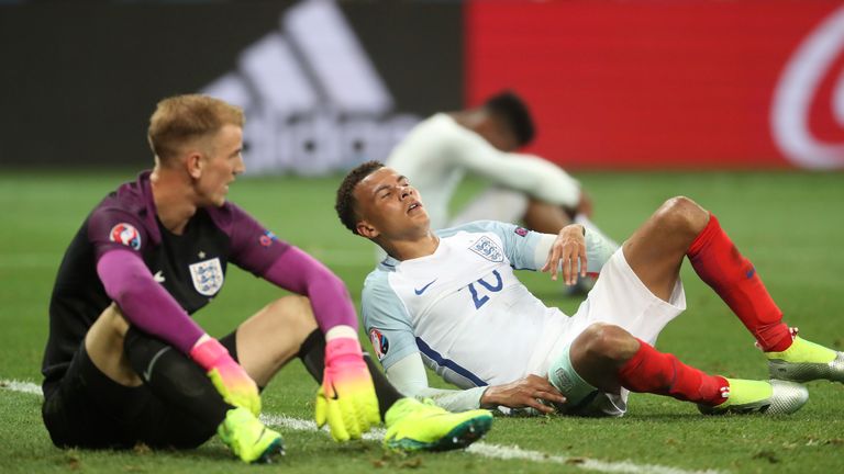 Joe Hart, Dele Alli woe reaction, England v Iceland, Euro 2016