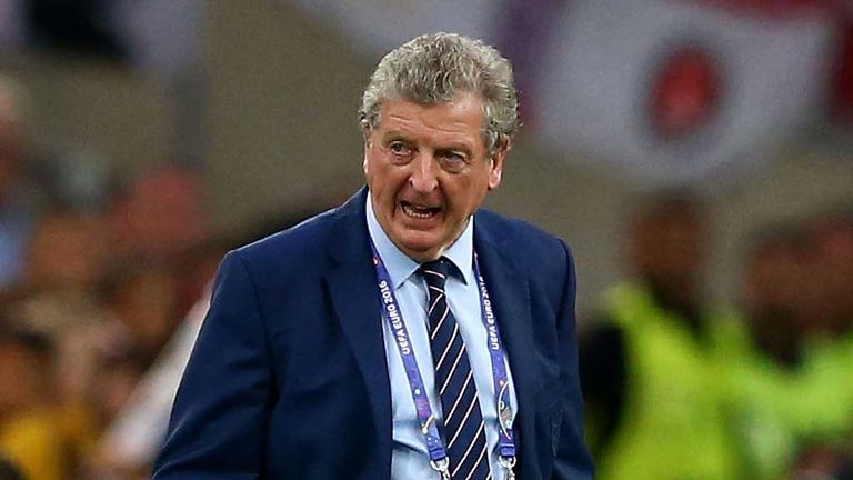 England manager Roy Hodgson looks exasperated on the touchline during Euro 2016 (against Russia)