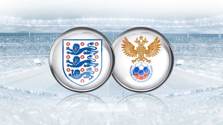 England face Russia in Saturday's Group B clash