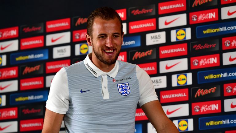 England striker Harry Kane