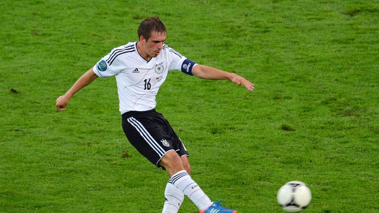 Philipp Lahm of Germany in action