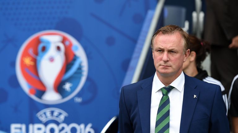 Michael O'Neill has led Northern Ireland to the last 16