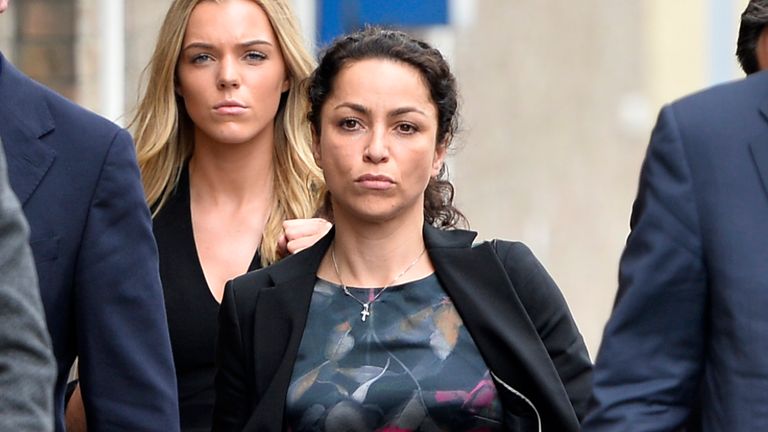 Former Chelsea FC team doctor Eva Carneiro arrives on Tuesday at Croydon Employment Tribunal 