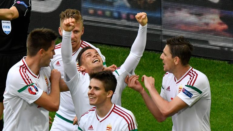Hungary sprung a surprise 2-0 win over Austria 