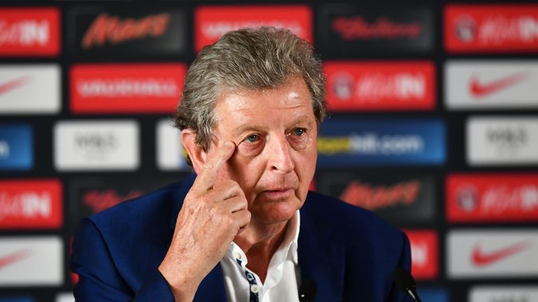 Roy Hodgson opens up in Chantilly on Tuesday afternoon