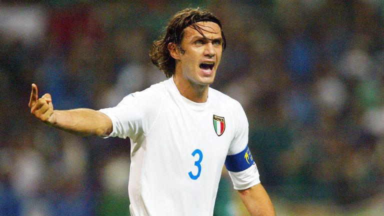 Paolo Maldini made the team of the tournament three times