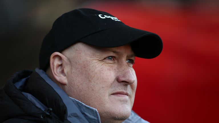 Cardiff City manager Russell Slade looks on prior to the Sky Bet Championship match between AFC Bournemouth and Cardif