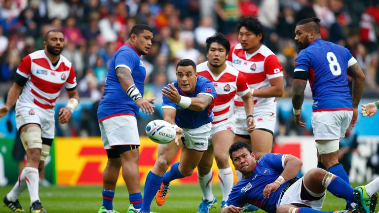 Fotuali'i made his international debut for Samoa in 2010 against Japan