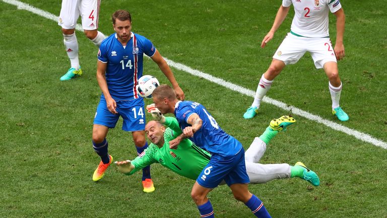 Hungary goalkeeper Gabor Kiraly has been a star at Euro 2016