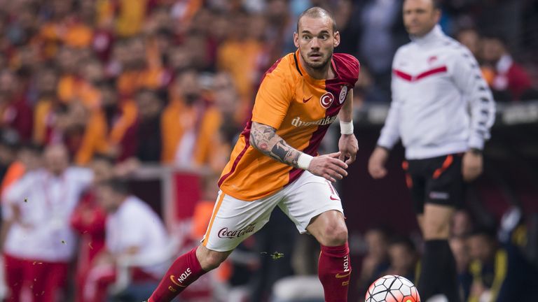 Wesley Sneijder's Galatasaray side will not be playing in Europe this season 