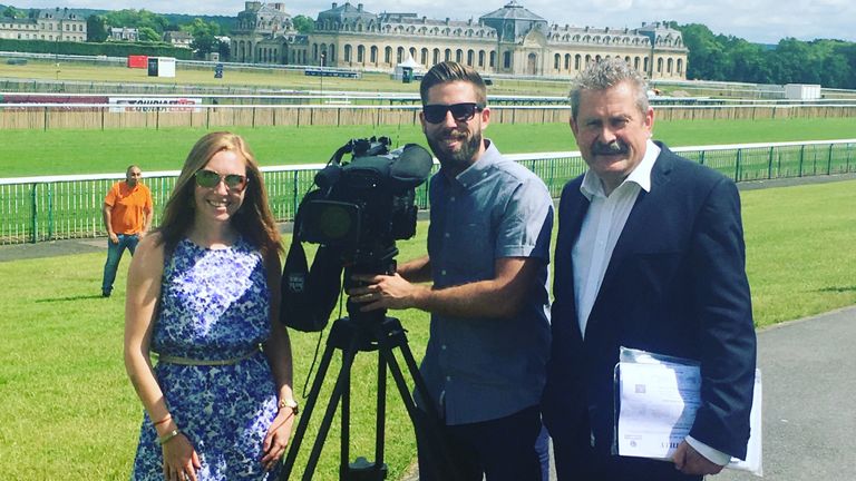 A day at the races for the Sky Sports News HQ team