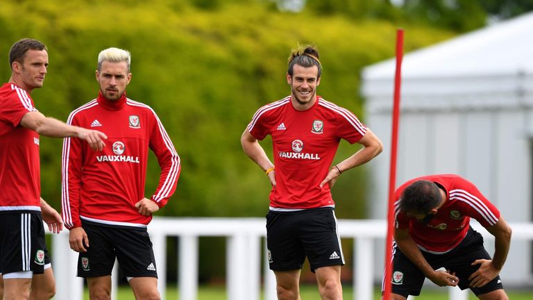 Wales Training Session and Press Conference