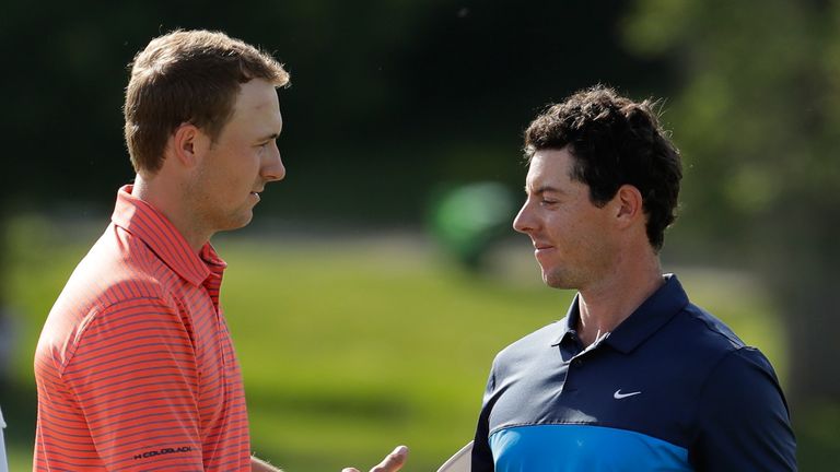 Spieth and McIlroy are separated by just one shot heading into the weekend
