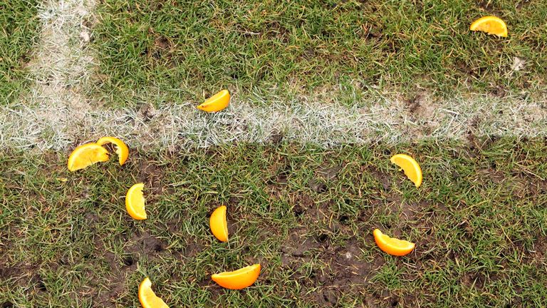 A typical scene on a Sunday morning at Hackney Marshes