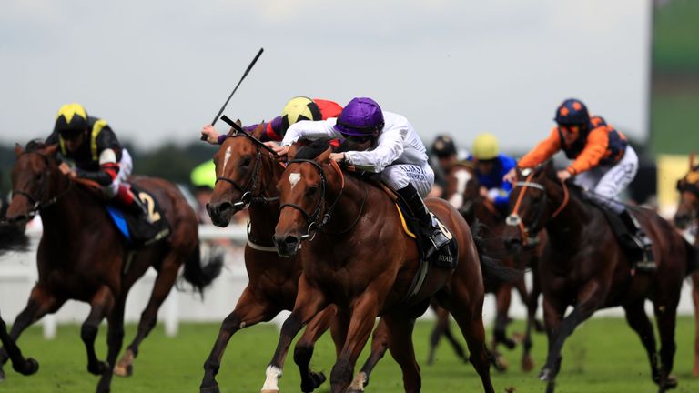 Prince Of Lir battles to victory in the Norfolk Stakes