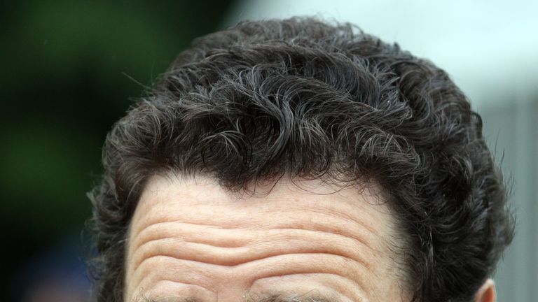 Race Horse Trainer Rae Guest, at the July Course during the gallops at Newmarket Racecourse.