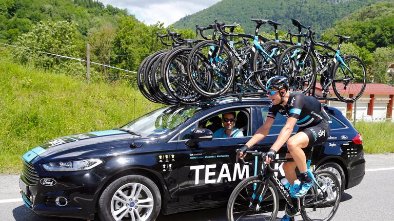 Ian Stannard on stage one of the 2016 Dauphine-Libere