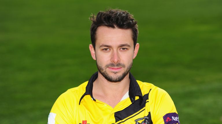 BRISTOL, UNITED KINGDOM - APRIL 04: Jack Taylor of Gloucestershire during the Gloucestershire CCC Photocall at the County Ground on April 4, 2016 in Bristo