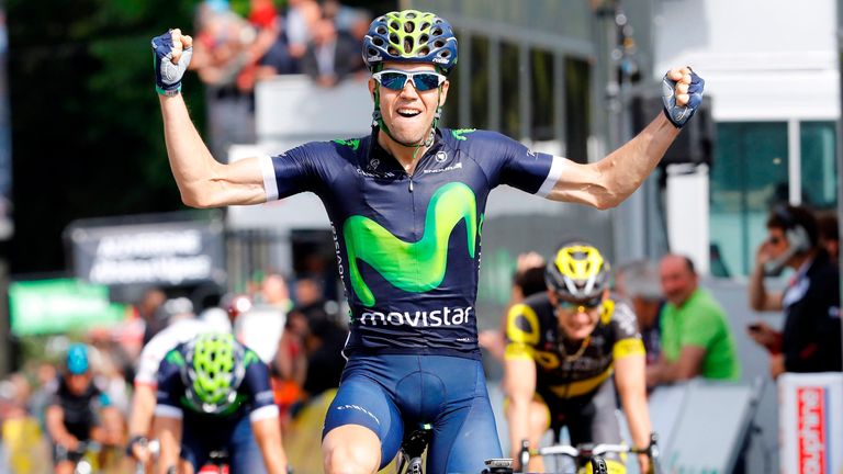 Jesus Herrada wins stage two of the 2016 Criterium du Dauphine