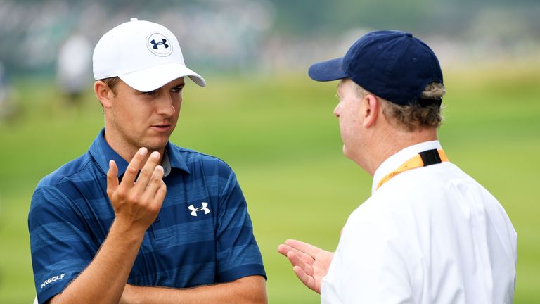 Jordan Spieth had been warned about slow play before the second weather delay