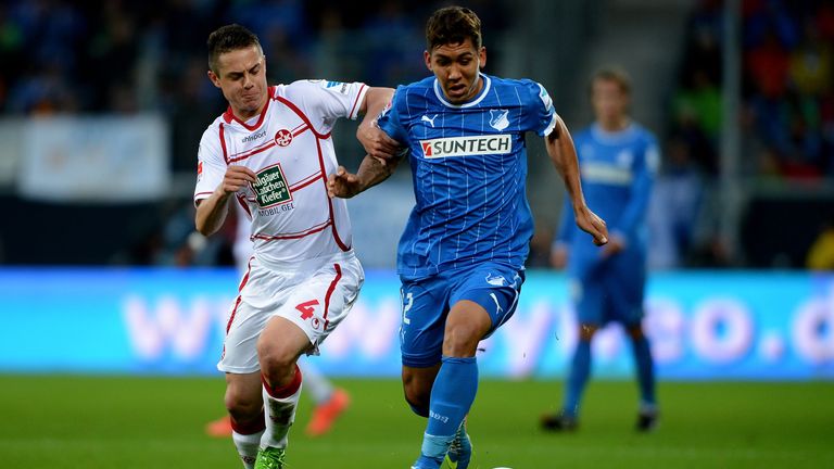 waehrend des Relegationsspiels zwischen 1899 Hoffenheim und 1. FC Kaiserslautern in der Rhein-Neckar-Arena am 23. Mai 2013 in Sinsheim, Deutschland.