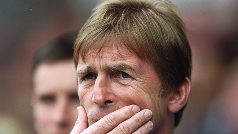 1-2 Aug 1998:  Portrait of Newcastle United Manager Kenny Dalglish during the pre-season tournament JD Cup at the Cellnet Riverside Stadium in Middlesbroug