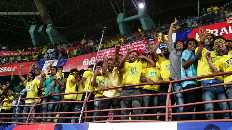 Kerala Blasters regularly play in front of crowds of 60,000 (photo - Dev Trehan)