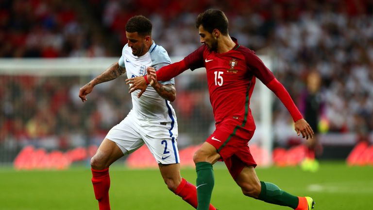 Walker was England's man of the match in their most recent friendly against Portugal