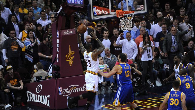 LeBron James was a dominant force for Cleveland in Game Three