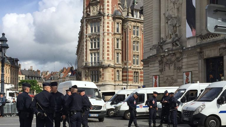 French police in Lille