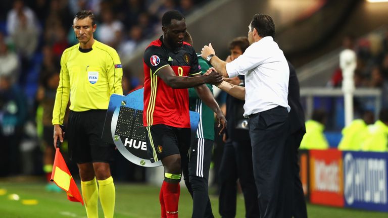 Romelu Lukaku had a tough night as Belgium lost to Italy