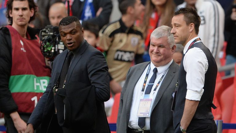 Marcel Desailly (L)  said it would have been good for Terry (R) to move abroad