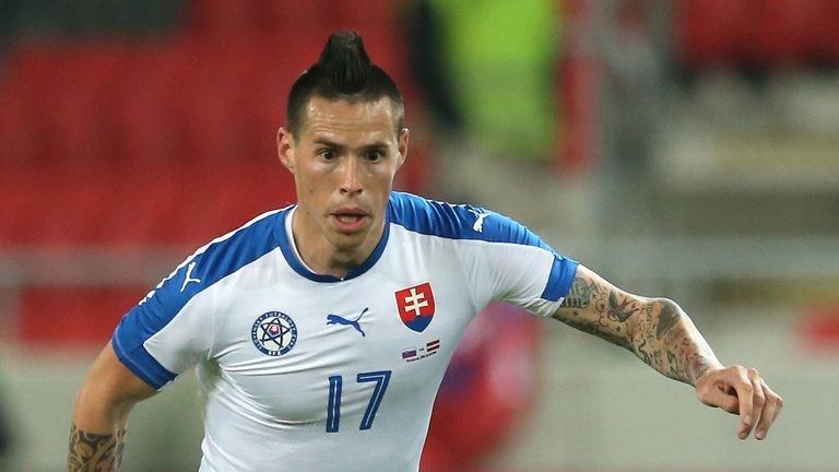 Marek Hamsik, Slovakia v Latvia, March 2016