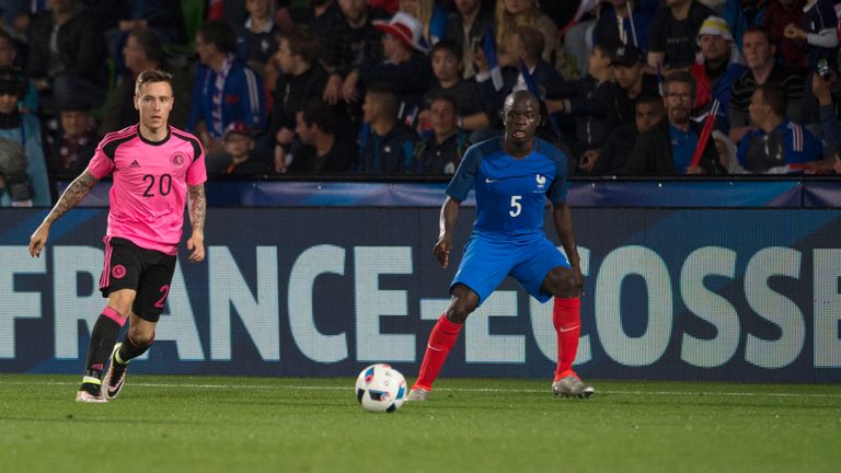 McKay came up against the likes of N'Golo Kante in the match versus France