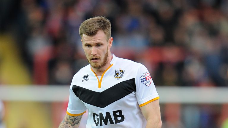 EXETER, ENGLAND - DECEMBER 6: Michael O'Connor of Port Vale during the Emirates FA Cup Second Round match between Exeter City and Port Vale at St James Par