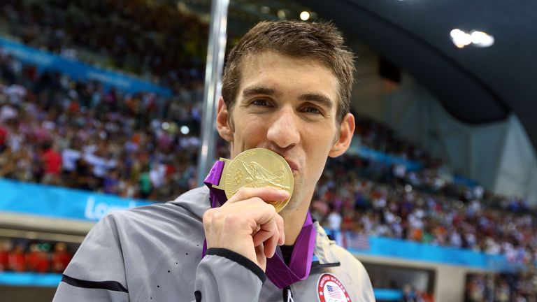 Phelps won four gold medals at the London 2012 Games