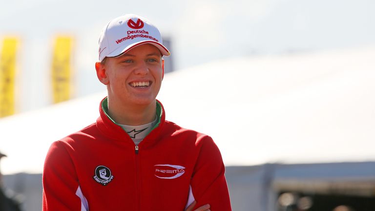 Mick Schumacher, following in his father's footsteps